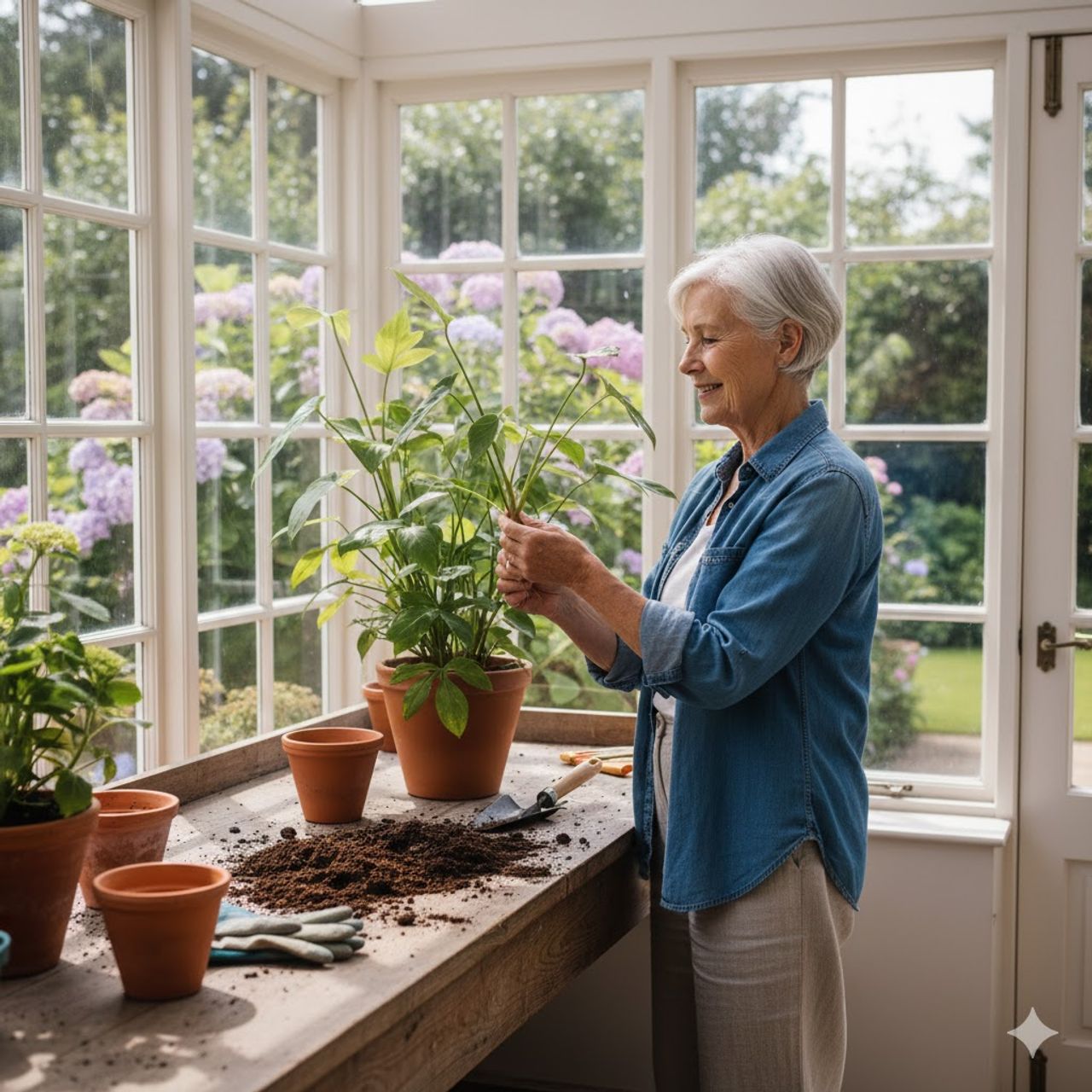 Two women in kitchen sharing a warm moment, representing family connection and care